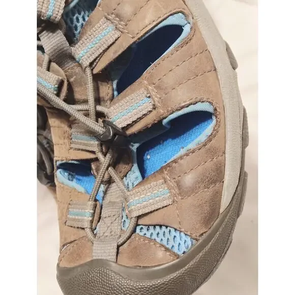 Keen Newport Blue Canvas Slip On Sandals Sz 10 Unisex Hiking  display picture 1